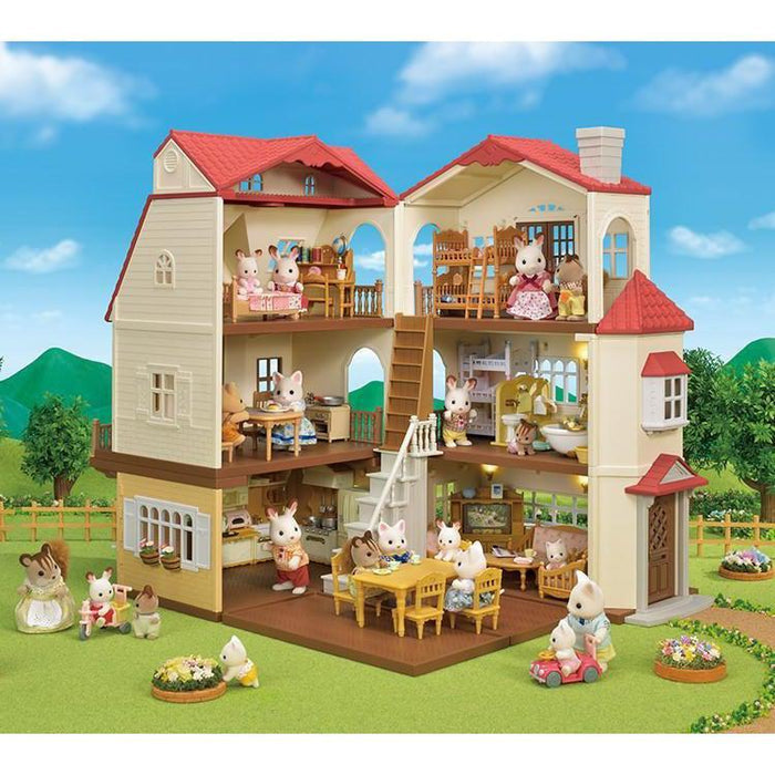 Calico Critters Red Roof Grand Mansion Gift Set