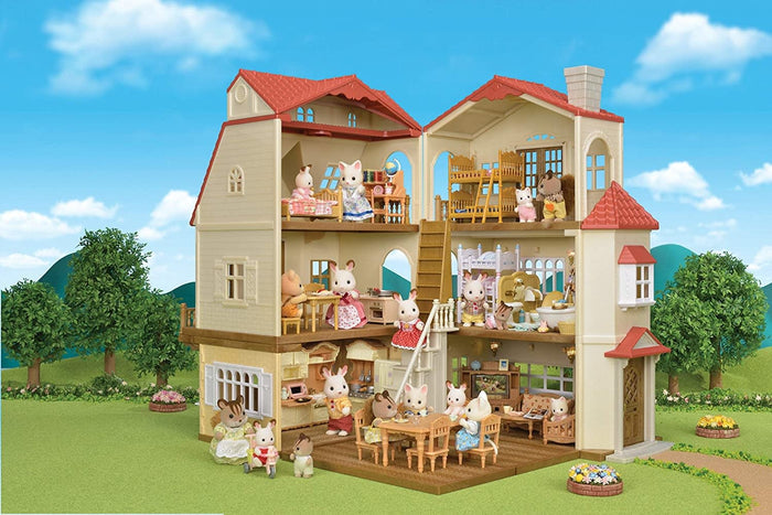 Calico Critters Red Roof Grand Mansion Gift Set