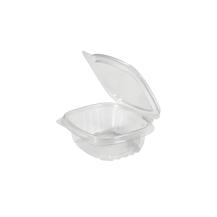 Clear 4 oz Hinged Deli Container
