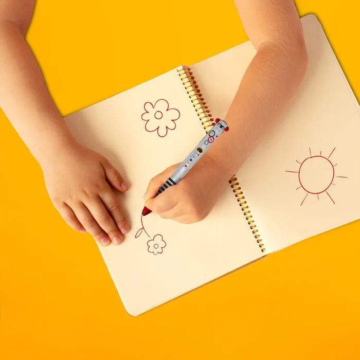 Click & Clack - Two-Colour Ballpoint Pen - Robot - Lifestyle Cut