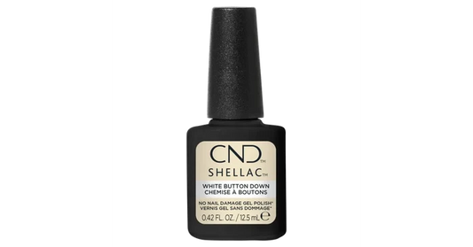 CND Shellac - White Button Down (0.42oz) - NEW