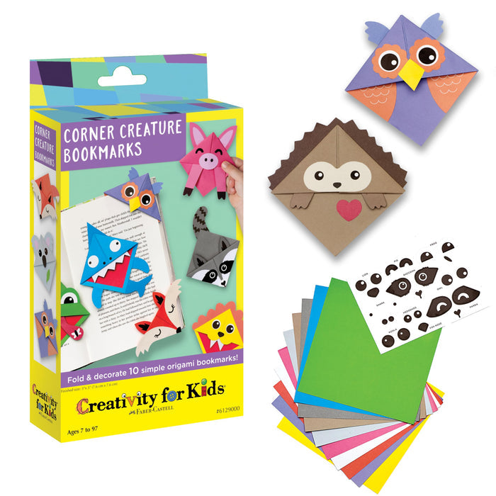 Corner Creature Bookmarks Kit