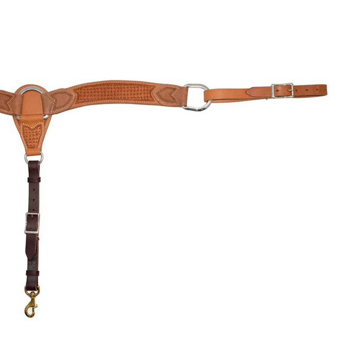 Cowboy Tack | 2" Golden Spider Stamp Breast Collar