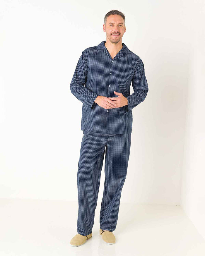 Daniel Checked Pure Cotton Pyjamas - Country Collection
