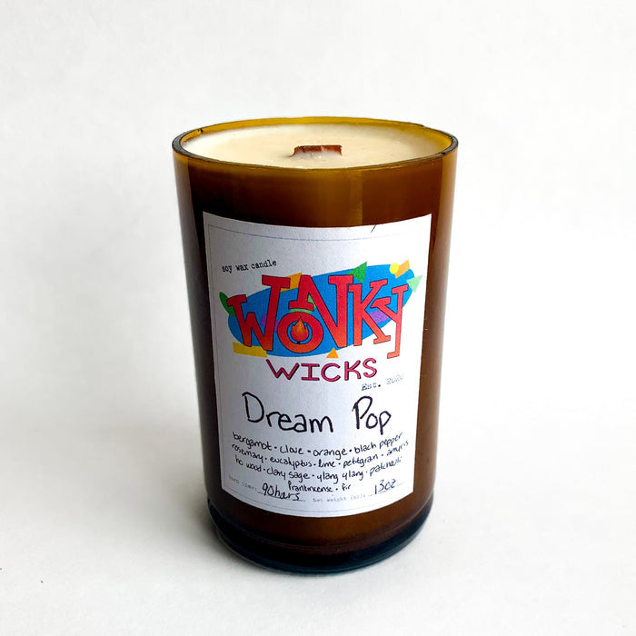 DISCONTINUED - Dream Pop Soy Wax Candle | Wonky Wicks