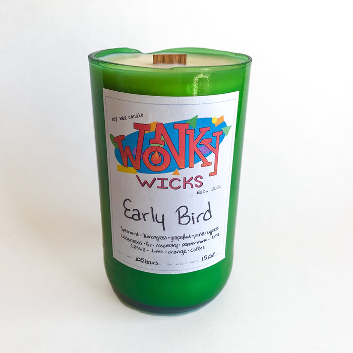 DISCONTINUED - Early Bird Soy Wax Candle | Wonky Wicks