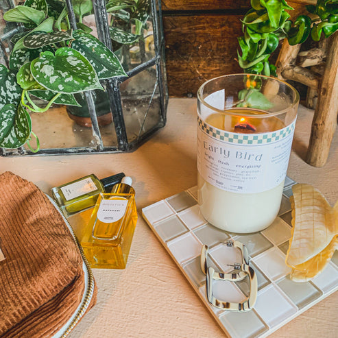 DISCONTINUED - Early Bird Soy Wax Candle | Wonky Wicks