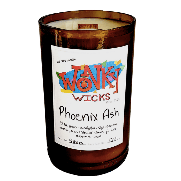 DISCONTINUED - Phoenix Ash Soy Wax Candle | Wonky Wicks