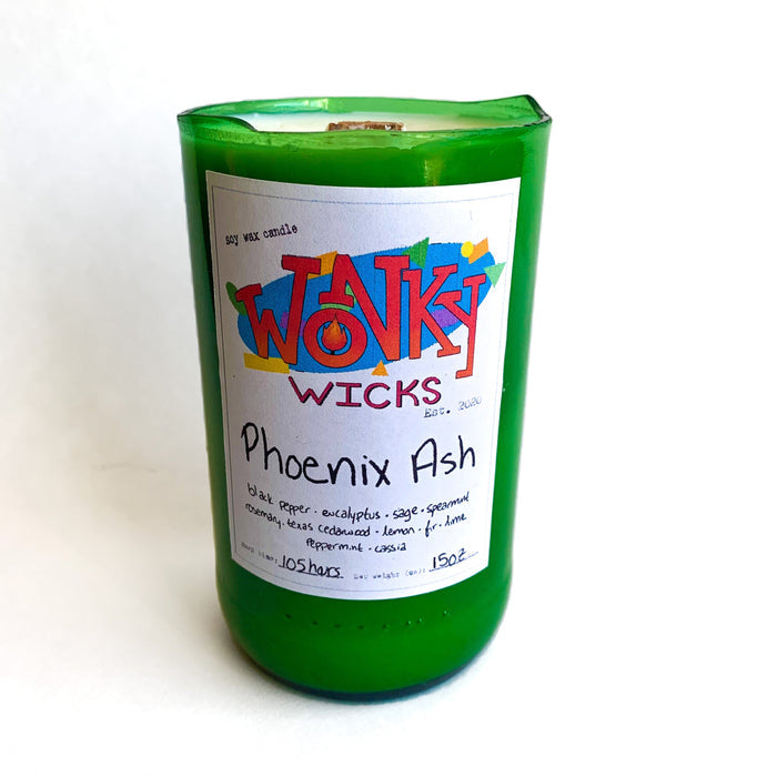 DISCONTINUED - Phoenix Ash Soy Wax Candle | Wonky Wicks