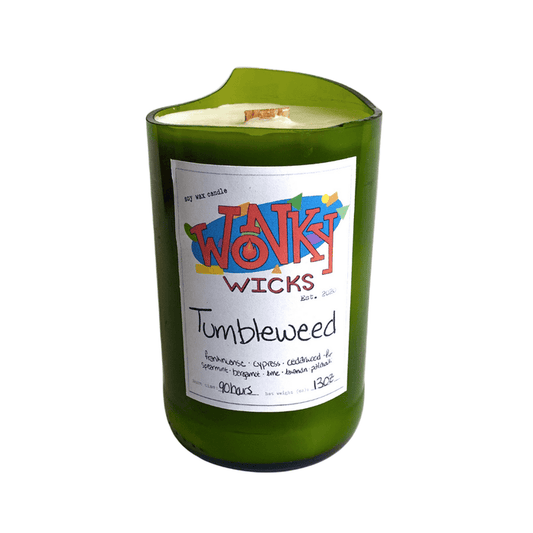 DISCONTINUED - Tumbleweed Soy Wax Candle | Wonky Wicks