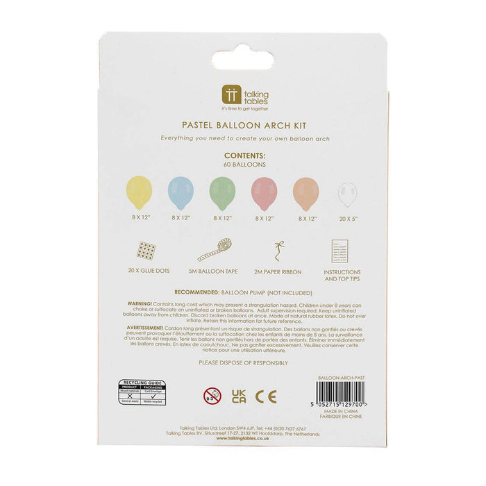 DIY Balloon Arch Kit - Pastel