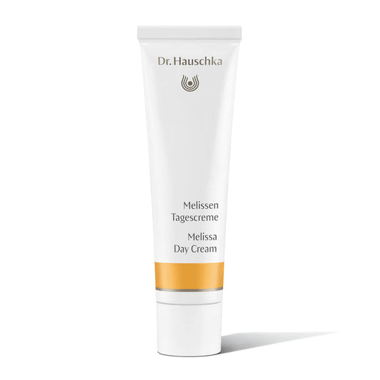 Dr. Hauschka Melissa Day Cream 30ml for skin care, featuring natural ingredients to restore skin balance and hydration.