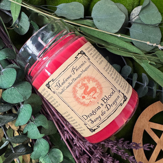 Dragon's Blood Purification Spell Blessing Candle