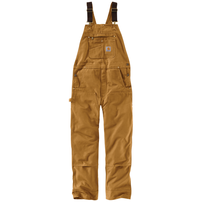 DUCK BIB OVERALLS - 211-Carhartt Brown | Carhartt 102776