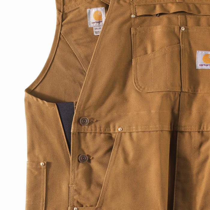 DUCK BIB OVERALLS - 211-Carhartt Brown | Carhartt 102776