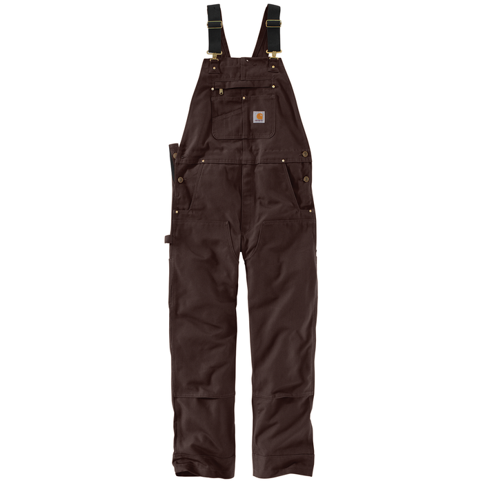 DUCK BIB OVERALLS - DKB-Dark Brown | Carhartt 102776