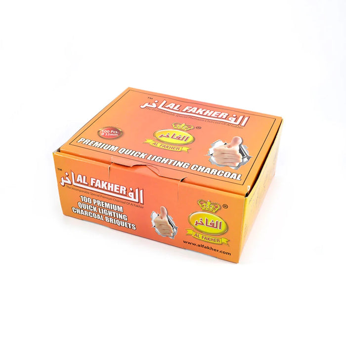 EASY LIGHT CHARCOAL ( ALFAKHER ) 33MM BOX/100