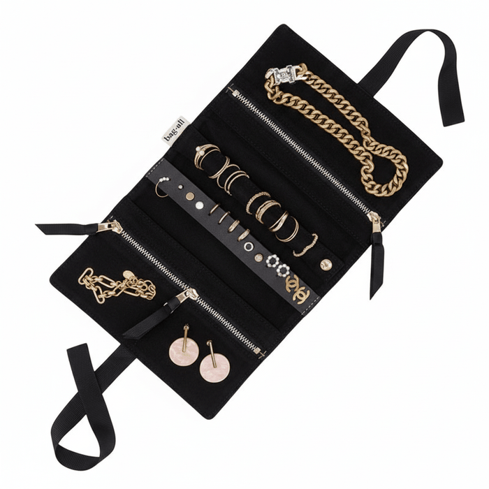 BAG-ALL Eco Velvet Foldable Jewelry Organizer Travel Case Set in Kuwait - Waha Lifestyle