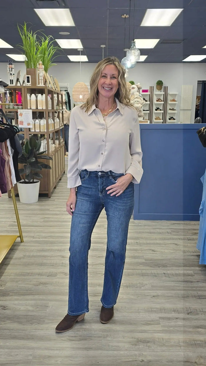 Emerson Button Down Blouse current air