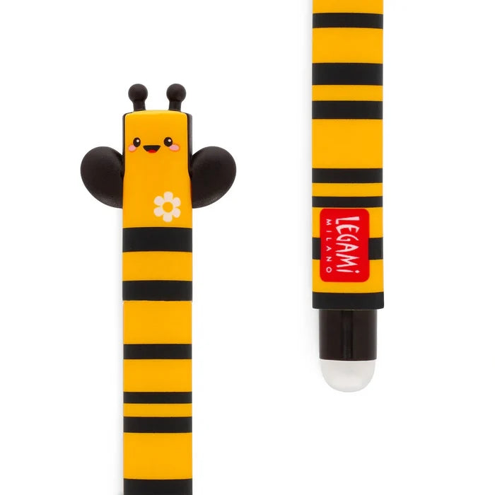 Erasable Gel Pen - Bee - Close Up Cut