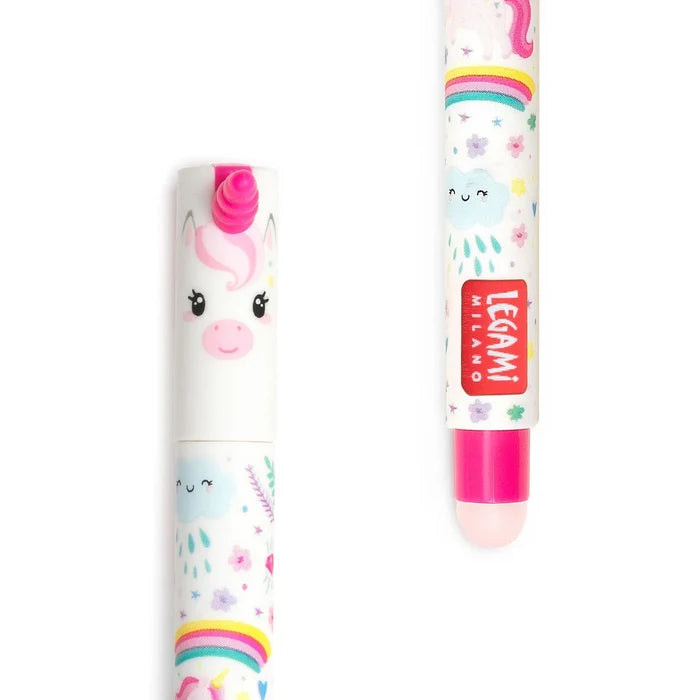 Erasable Gel Pen - Unicorn - Close Up Cut