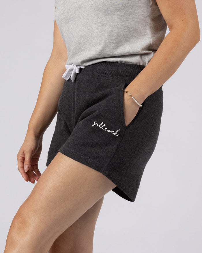 Essential  Womens Sweat Short in Dark Grey