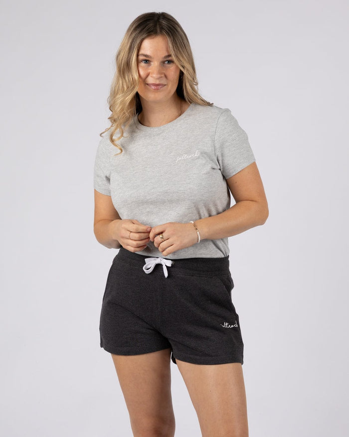 Essential  Womens Sweat Short in Dark Grey