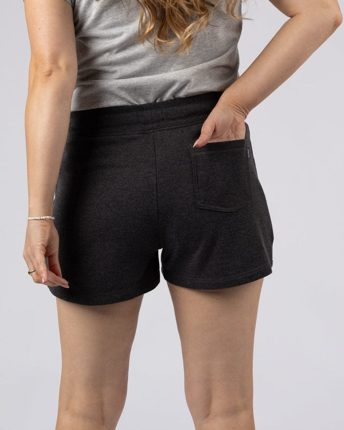 Essential  Womens Sweat Short in Dark Grey