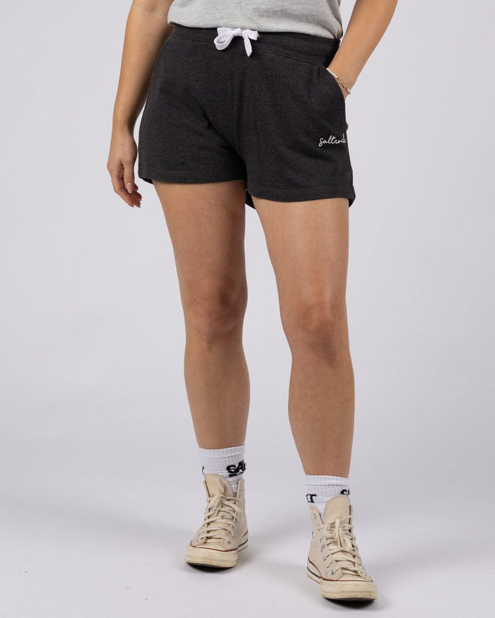 Essential  Womens Sweat Short in Dark Grey