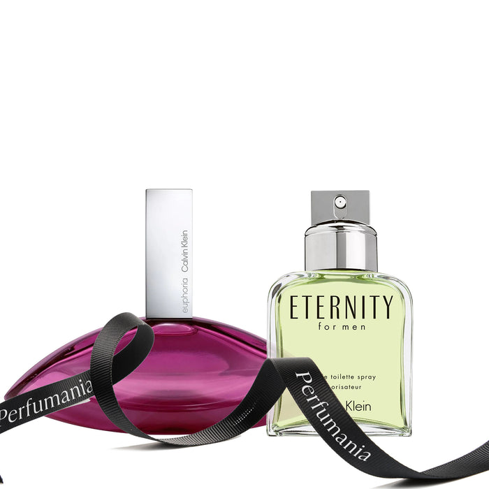 Euphoria Eau de Parfum 3.3 oz. by Calvin Klein and Eternity Eau de Toilette 3.3 oz. by Calvin Klein