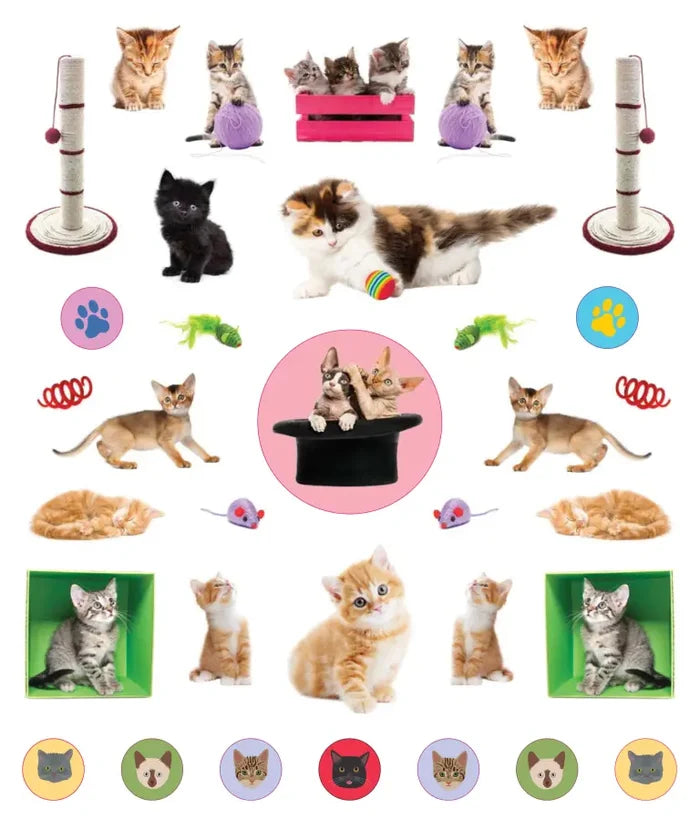 Eyelike Stickers - Kittens
