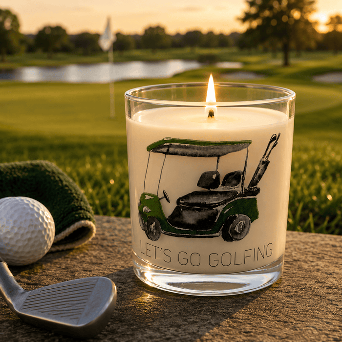 Fairway Scented 14oz Candle in 15oz Whiskey Glass
