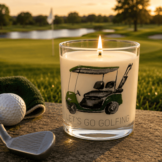 Fairway Scented 14oz Candle in 15oz Whiskey Glass