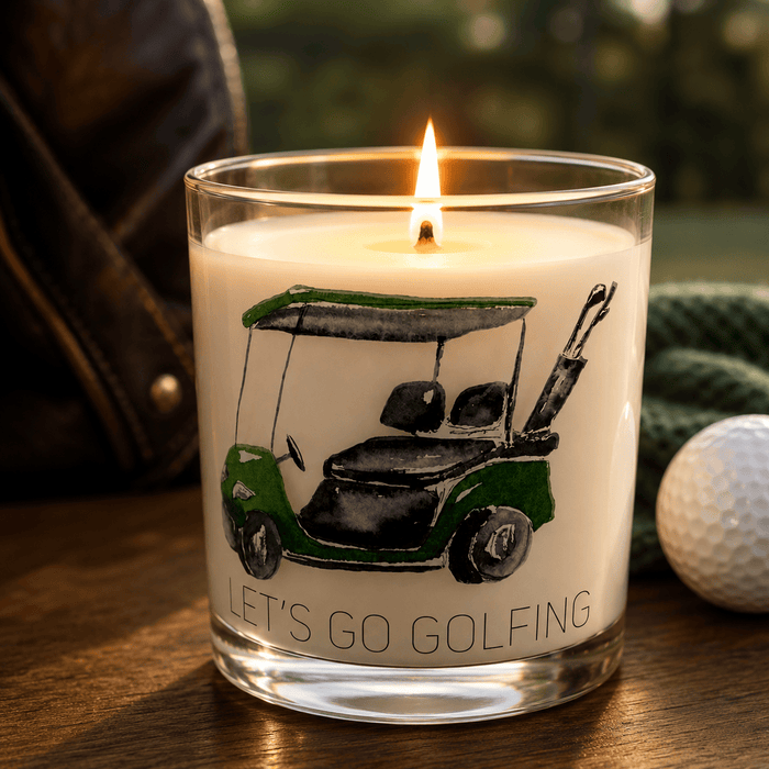 Fairway Scented 14oz Candle in 15oz Whiskey Glass