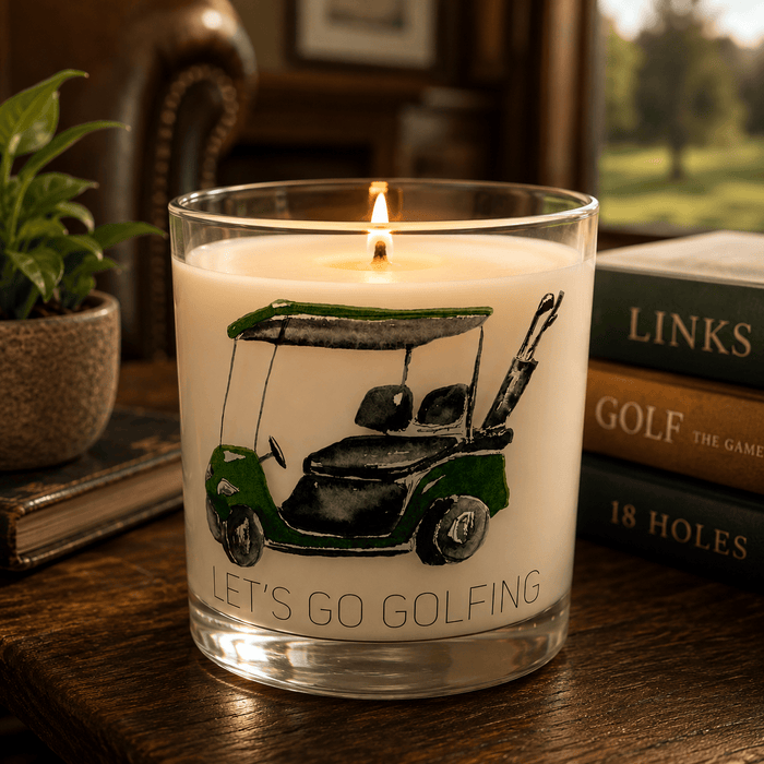Fairway Scented 14oz Candle in 15oz Whiskey Glass