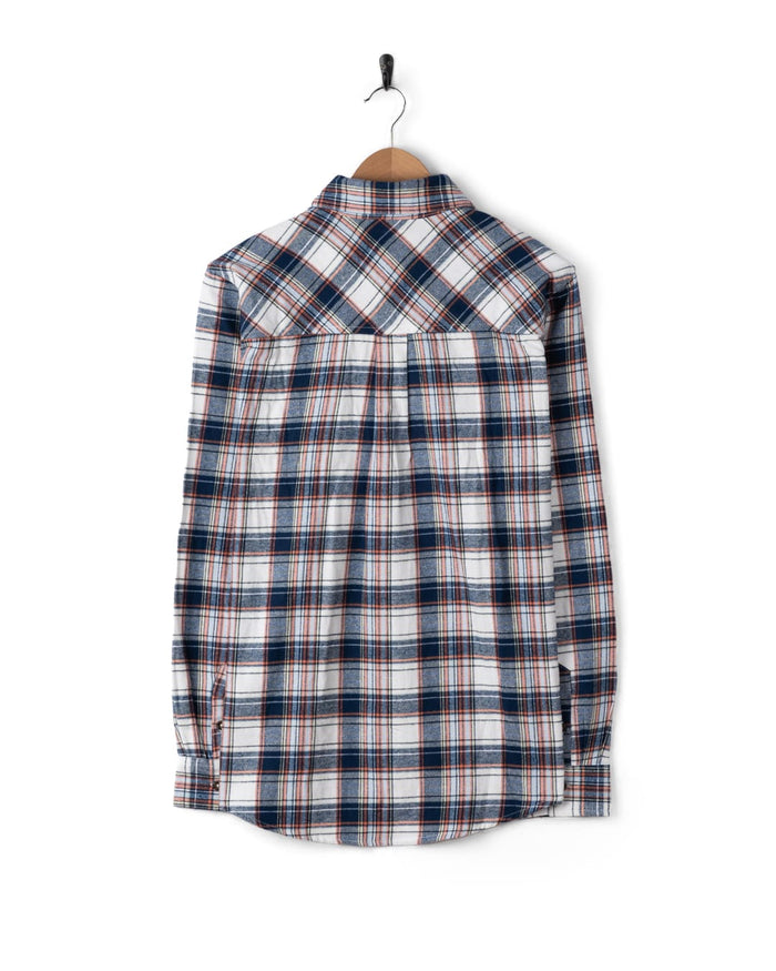 Finni Check Mens Shirt in Dark Blue