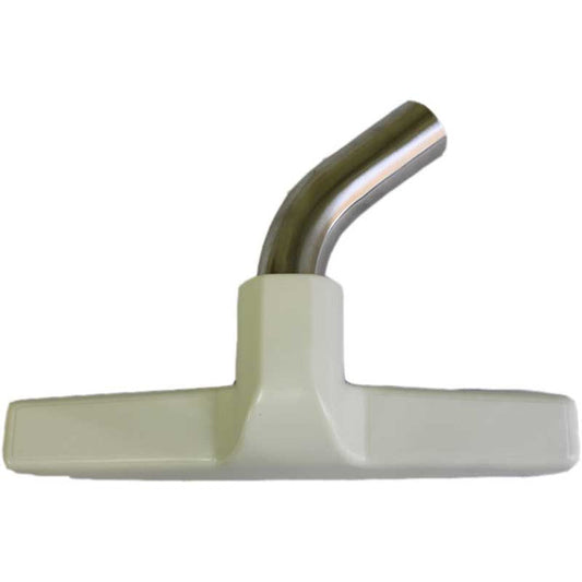 FitAll Floor Brush, White w/ Horsehair & Metal Elbow, Part 32-1500-91