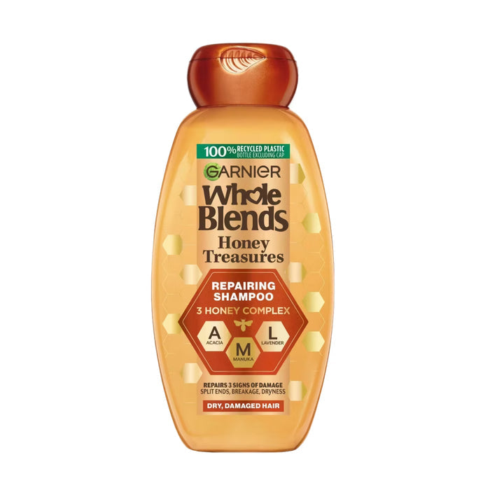 Garnier Whole Blends Honey Treasures Repairing Shampoo 12.5 oz - 6 Pack