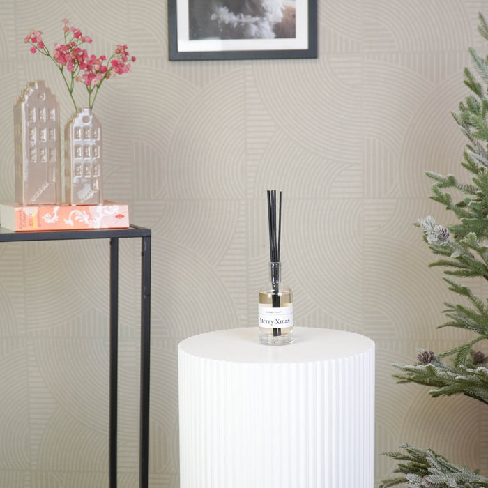 Geurstokjes - Merry Xmas - Glas - Appel/Kaneel geur - 100ml