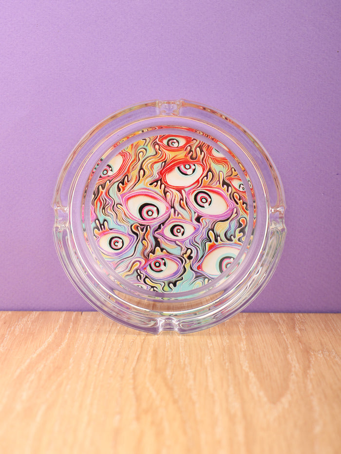 Glass Ashtray 105cm | Liquid Eyes-Image 1