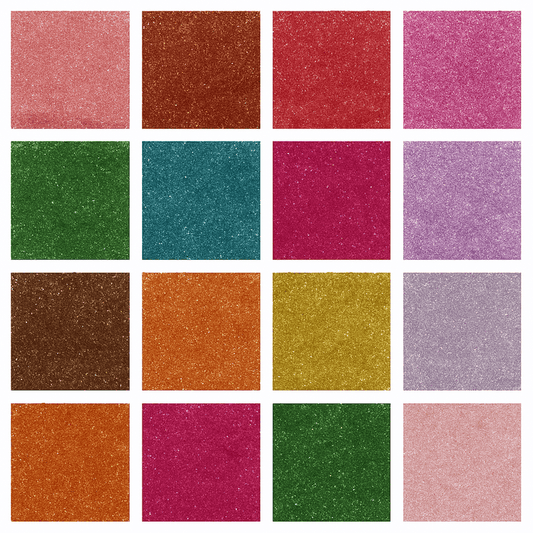 * Glitter Sample Pack - 22 Holographic Colors - Cosmetic-Grade Glitter for Wax Melts, Resin, Nail Art - NorthWood Candle & Craft