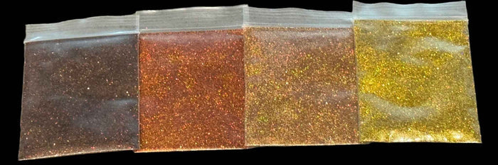 * Glitter Sample Pack - 22 Holographic Colors - Cosmetic-Grade Glitter for Wax Melts, Resin, Nail Art