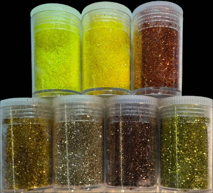 * Glitter Sample Pack - 32 Ultra Fine Glitter Holographic Colors