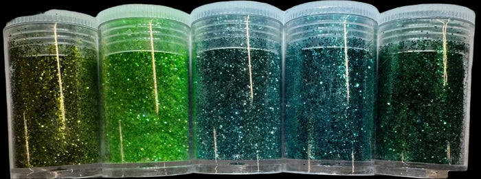 * Glitter Sample Pack - 32 Ultra Fine Glitter Holographic Colors