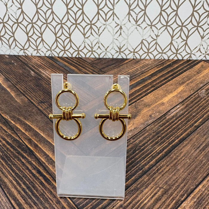 circle bar earrings Deep South Originals