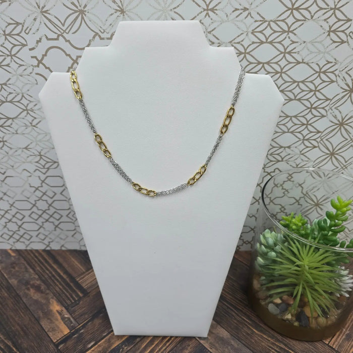 Grace Two Toned Necklace ChanSuttPearls