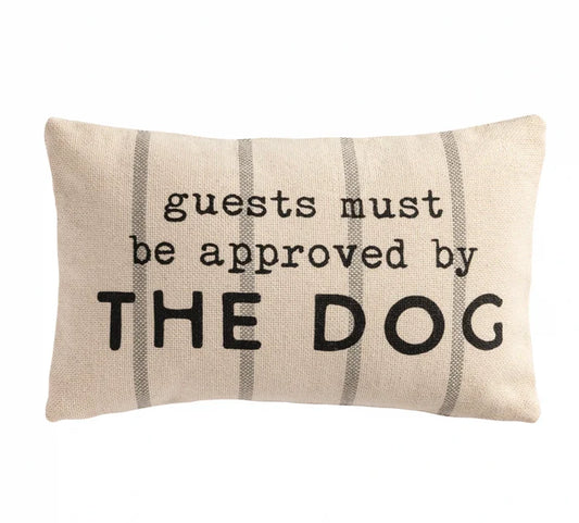 Guest Pet Striped Pillow