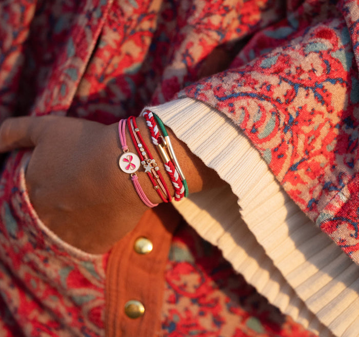 Hair Tie Bracelets-Joy (Holiday)