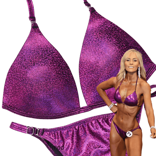 Hologram Cranberry Fit Model Competition Suit with competition bikinis NPC bikini competition suit and fit model competition suit