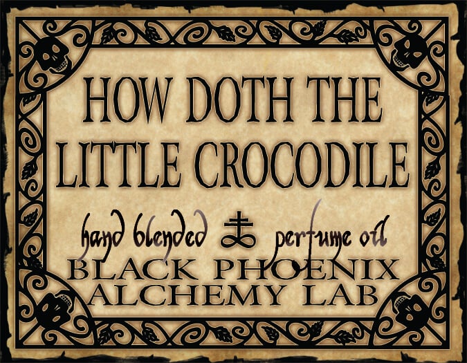 How Doth the Little Crocodile Perfume Oil image 0